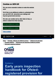    Early Years Inspection Handbook For Ofsted Registered Provision For September 2023   GOV.pdf